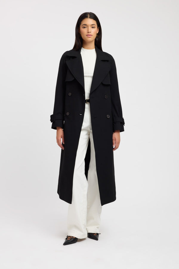 kookai Berlin Trench Black