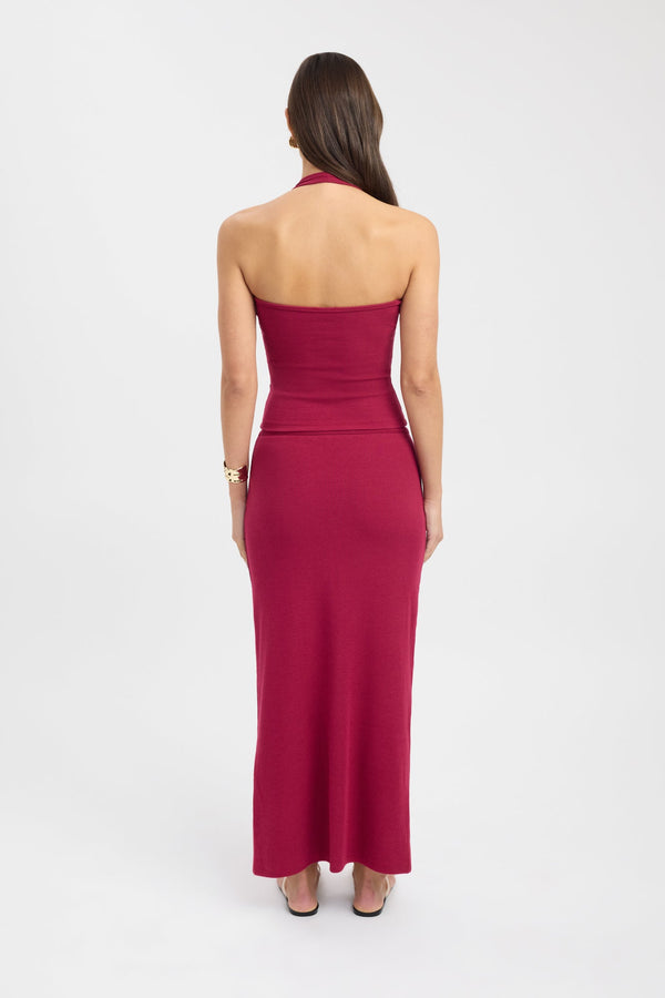 Kookai Billie Skirt Beet Red