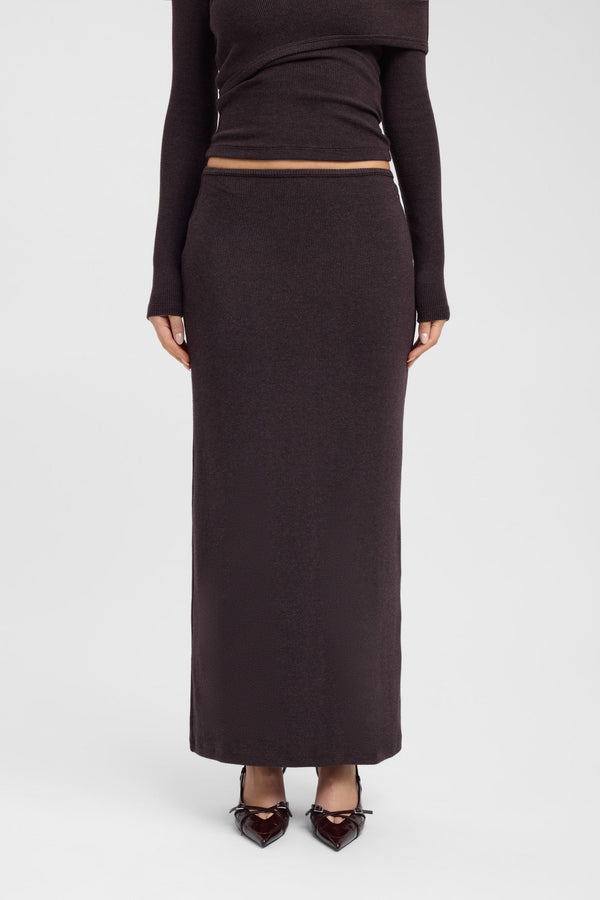 Kookai Billie Skirt Espresso Marle