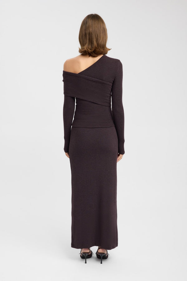 Kookai Billie Skirt Espresso Marle