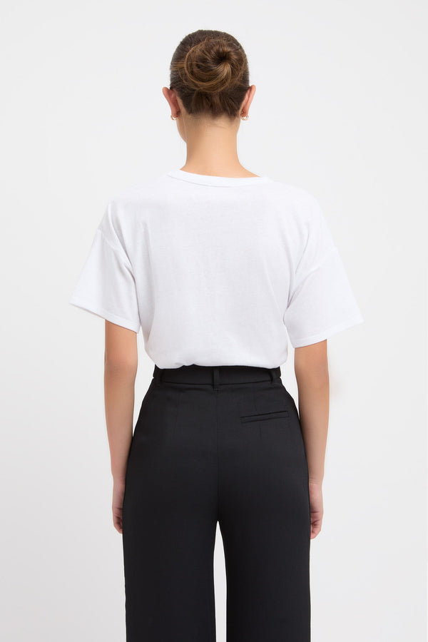 Kookai Birdie Oversized Tee White