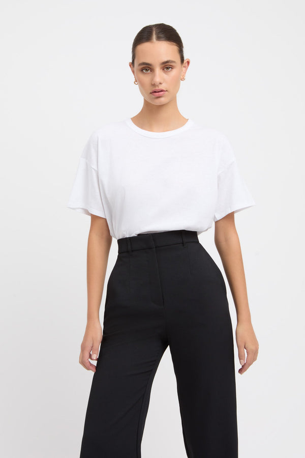 kookai Birdie Oversized Tee White