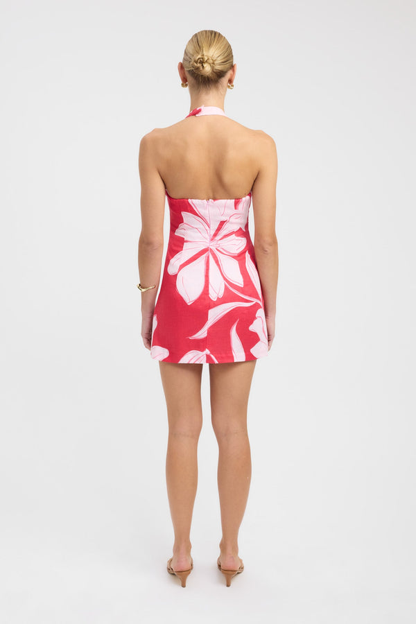 Kookai Bloom Mini Dress Pink/Red