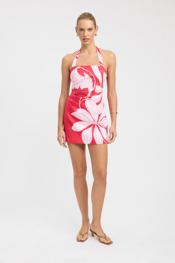 kookai Bloom Mini Dress Pink/Red