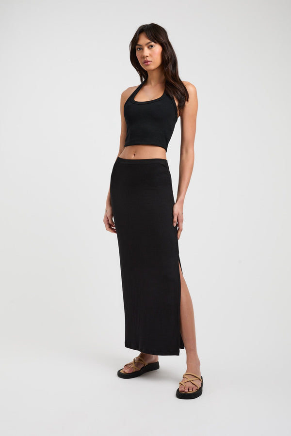 kookai Bodhi Low Rise Skirt Black