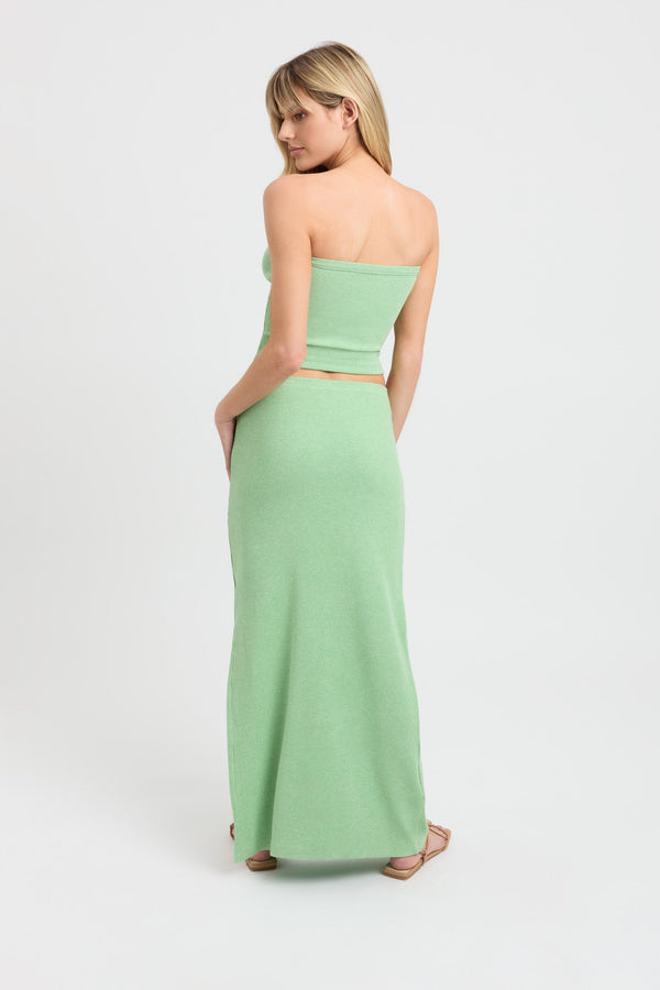 Kookai Bodhi Low Rise Skirt Mojito Marle