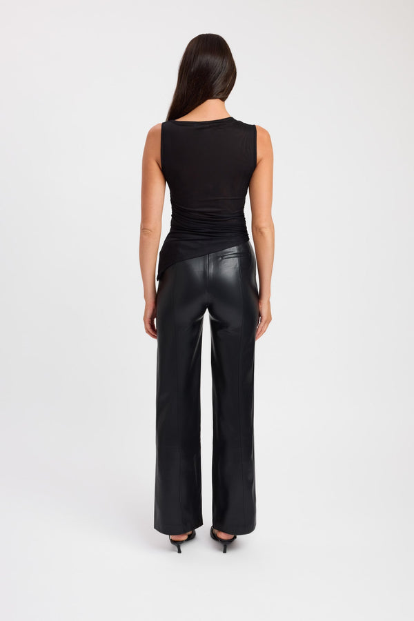 Kookai Bolt Asymmetric Top Black