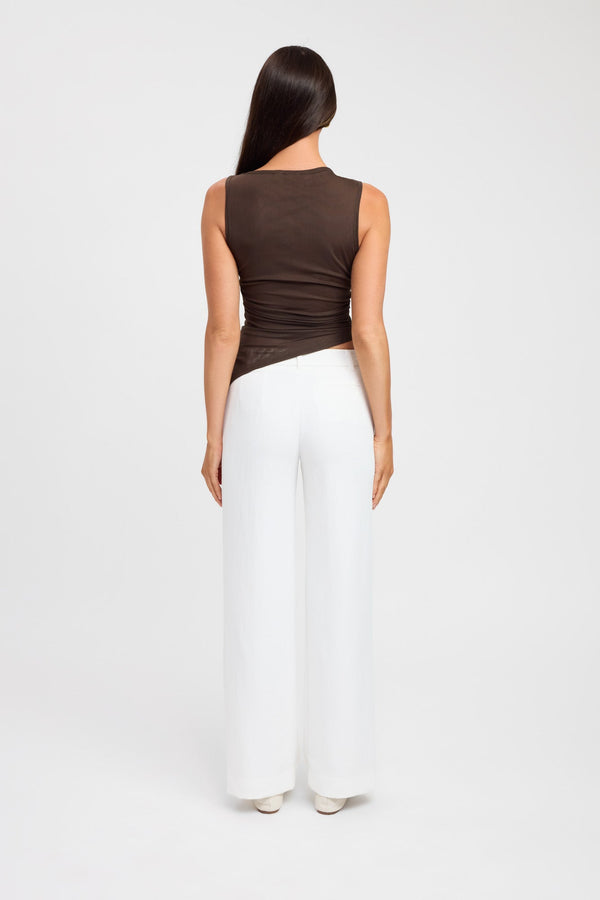 Kookai Bolt Asymmetric Top Chocolate Chip