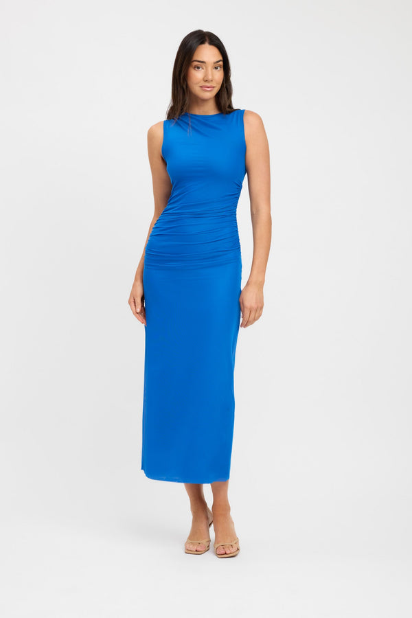 kookai Bolt Maxi Dress Miami Blue