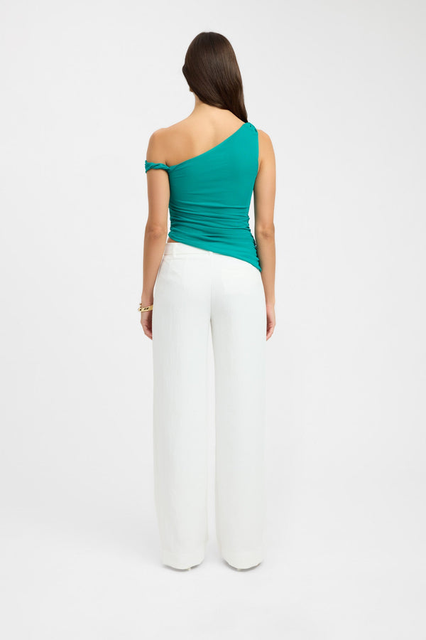 Kookai Bolt Twist Top Paradise Green