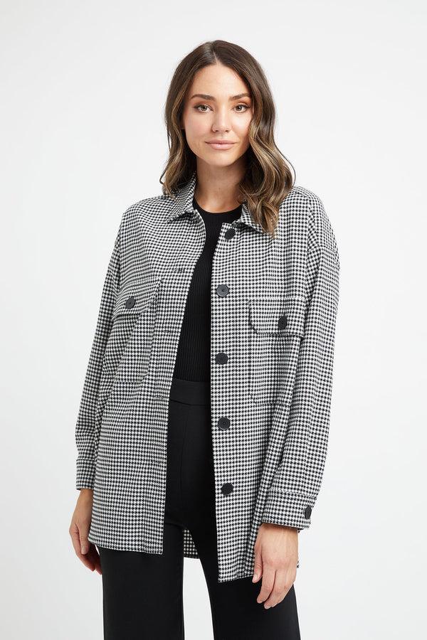 Kookai Bosley Check Shacket Multi