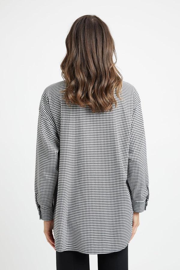 Kookai Bosley Check Shacket Multi
