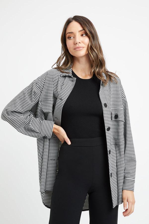 kookai Bosley Check Shacket Multi