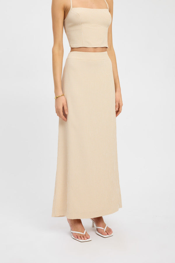Kookai Brady Midi Skirt Hazelnut