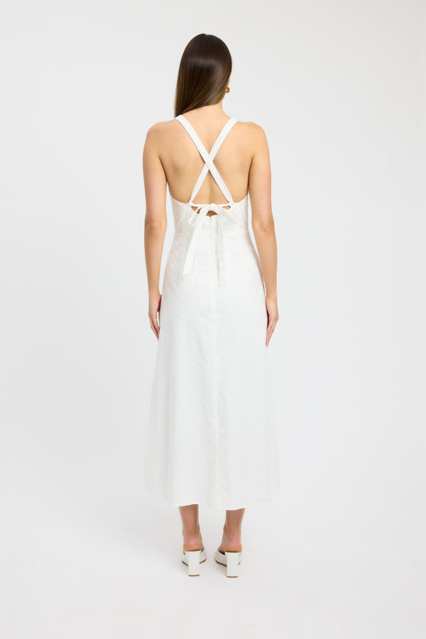Kookai Brandy Day Dress Natural White