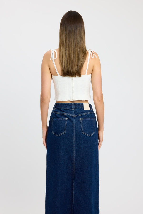 Kookai Brandy Top Natural White