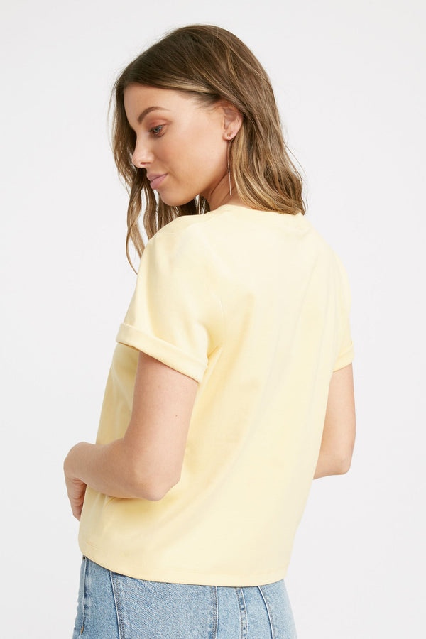 Kookai Breena Tee Lemon Zelous