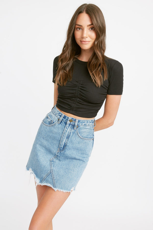 kookai Bridgette Tee Black