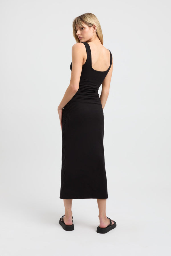 Kookai Brittney Deep Vee Dress Black