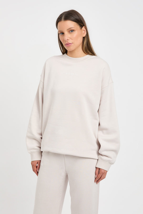 Kookai Brushed Axel Sweatshirt Pearl Grey