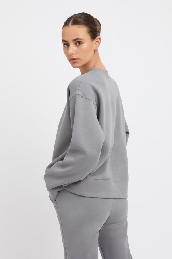 Kookai Brushed Eleni Sweater Sterling Grey