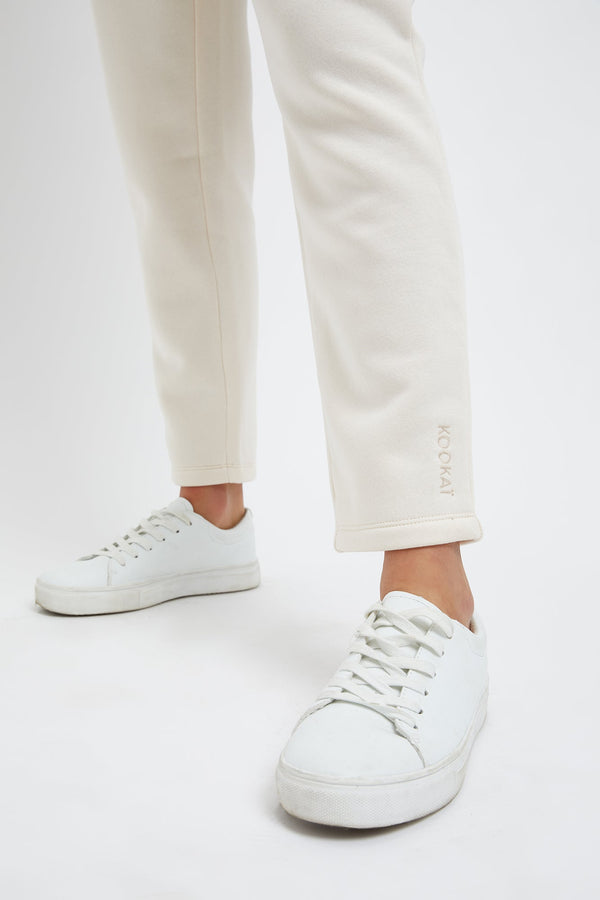 Kookai Brushed Isella Trackpant Buttercream