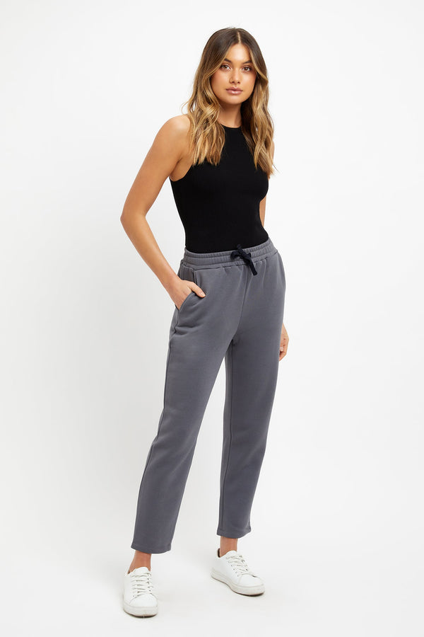 kookai Brushed Isella Trackpant Grey Sky