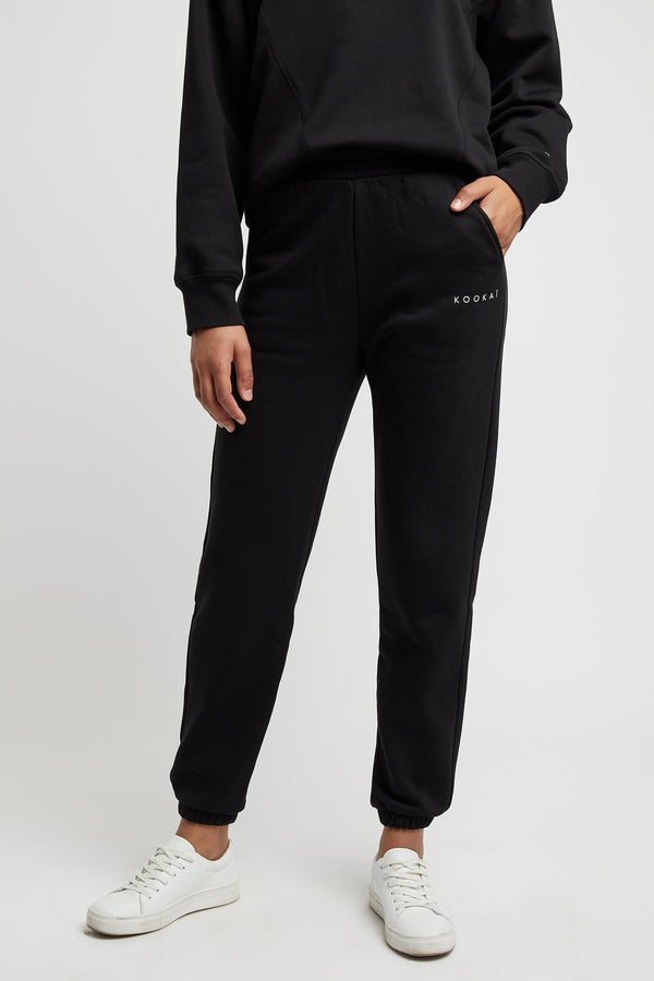 Kookai Brushed Jenna Trackpant Black