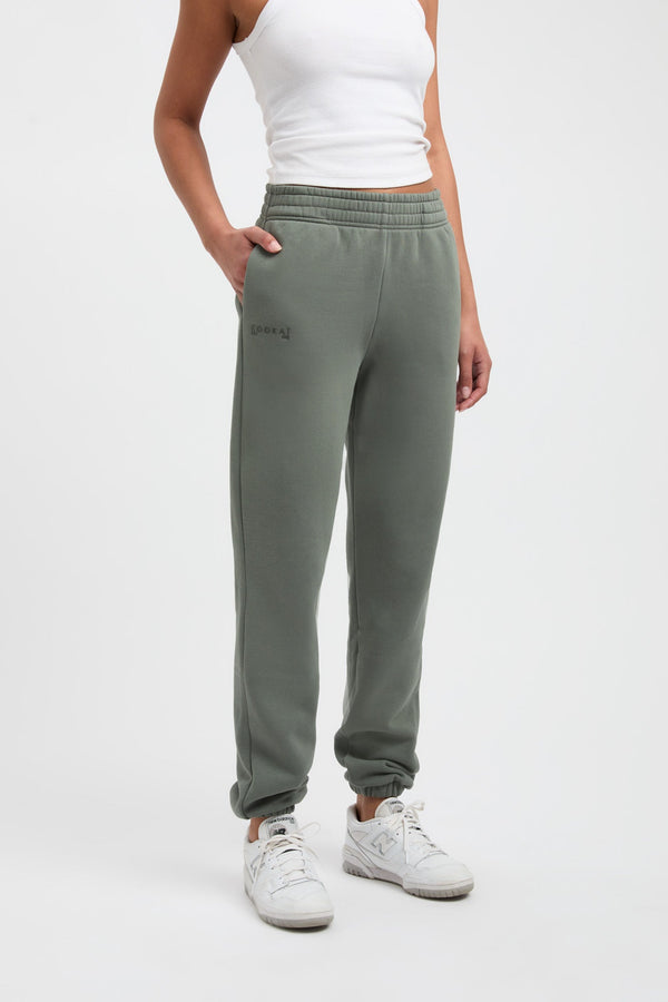 Kookai Brushed Williams Trackpant Agave Green