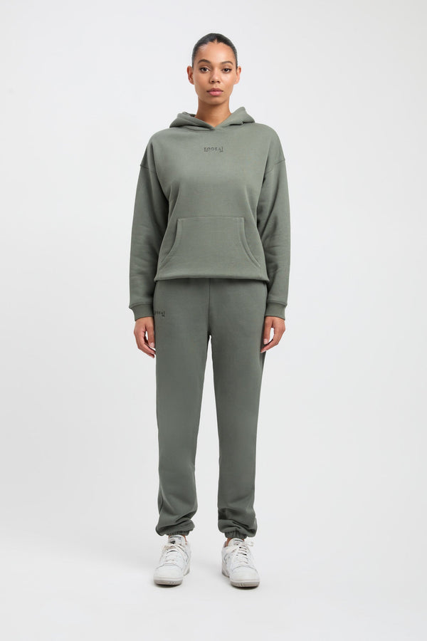 Kookai Brushed Williams Trackpant Agave Green