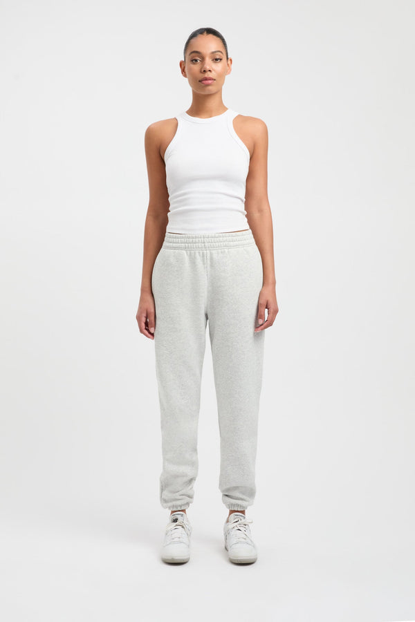 kookai Brushed Williams Trackpant Light Grey Marle