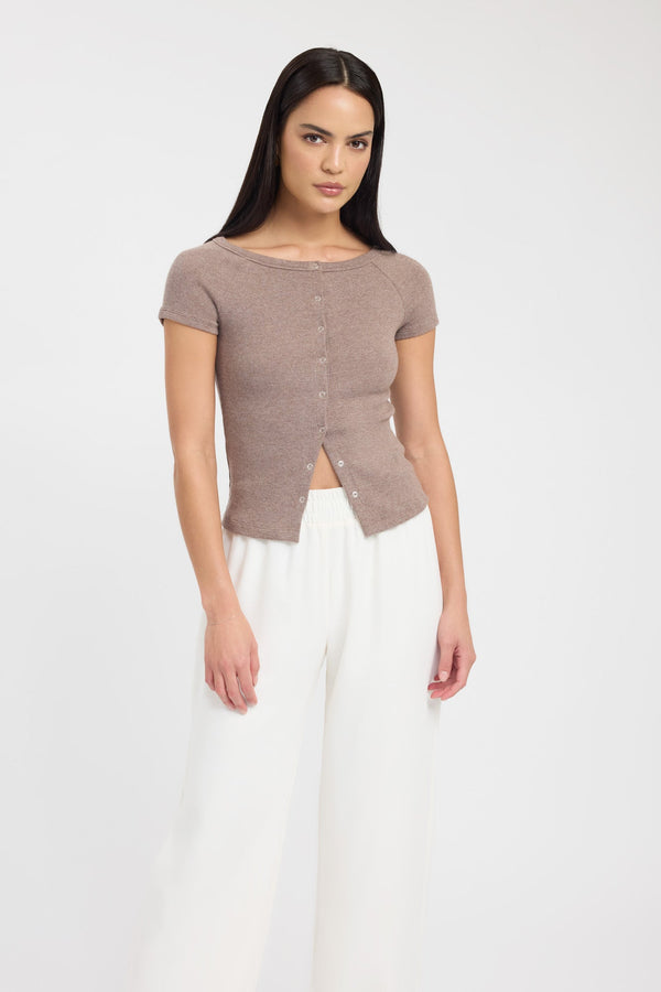 Kookai Cali Top Porcino Marle