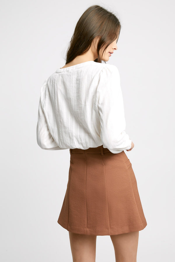 Kookai Calix Top Natural White