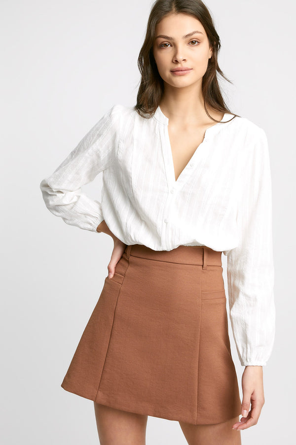 kookai Calix Top Natural White