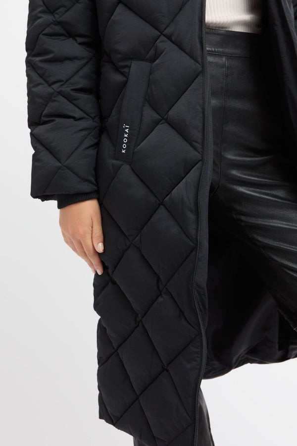 Kookai Camden Puffer Black