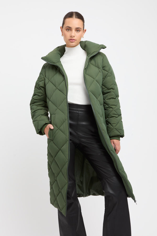 Kookai Camden Puffer Loden Green