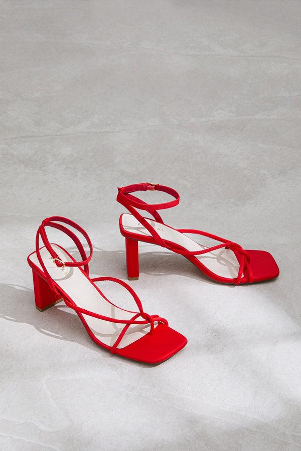 kookai Candice Heels Red