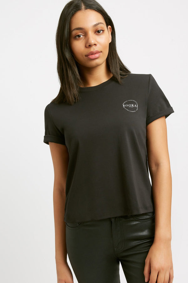 kookai Capri Tee Black