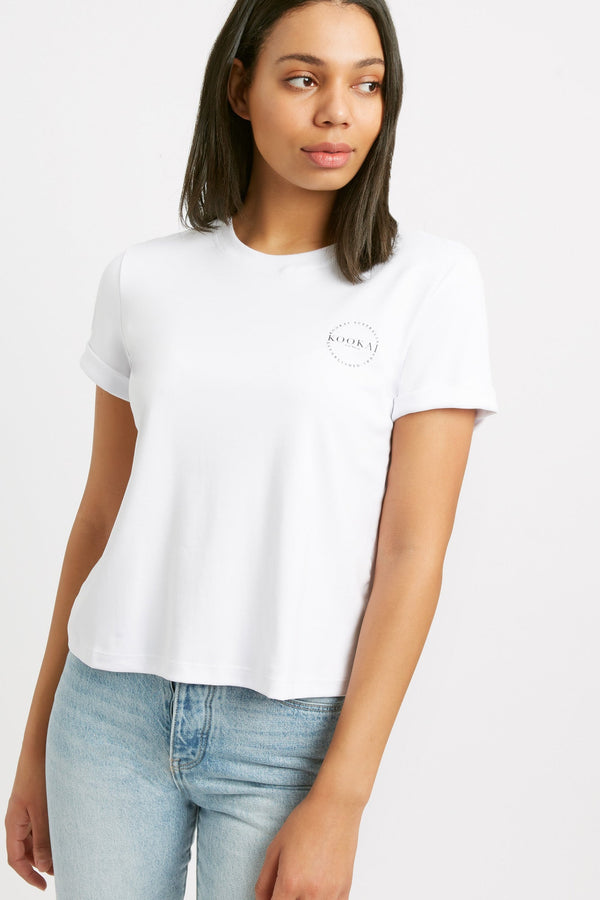 kookai Capri Tee White