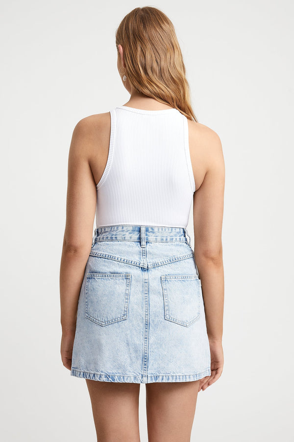 Kookai Cara Racer Bodysuit White