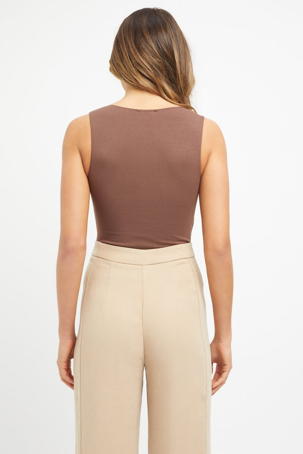 Kookai Carla Bodysuit Chocolate