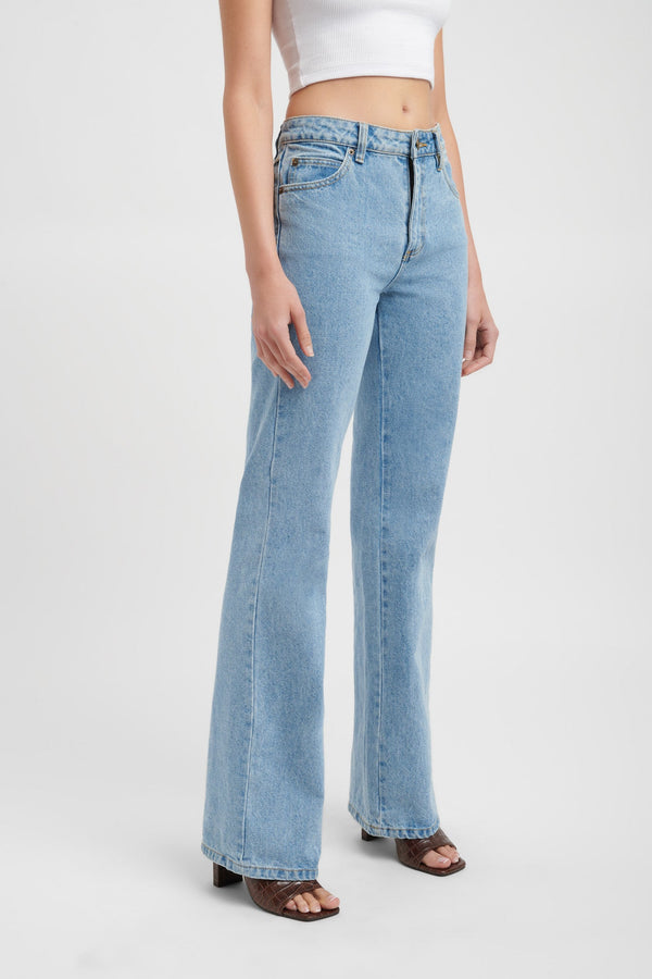 Kookai Carlen Low-Rise Jean Harbour Blue