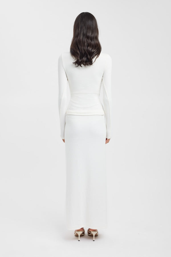 Kookai Carter Maxi Skirt Coconut Milk