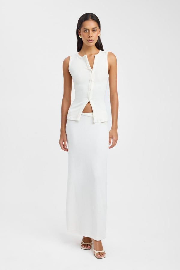 Kookai Carter Maxi Skirt Coconut Milk