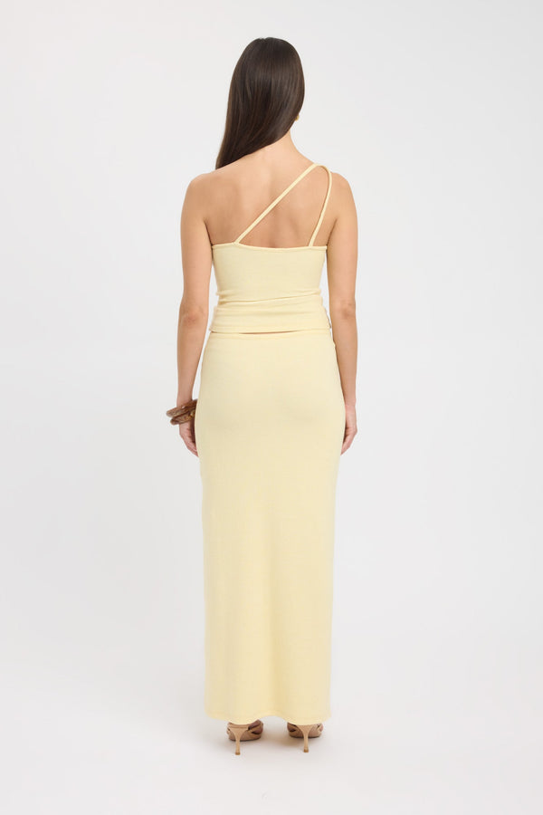 Kookai Carter Maxi Skirt Lemon Marle