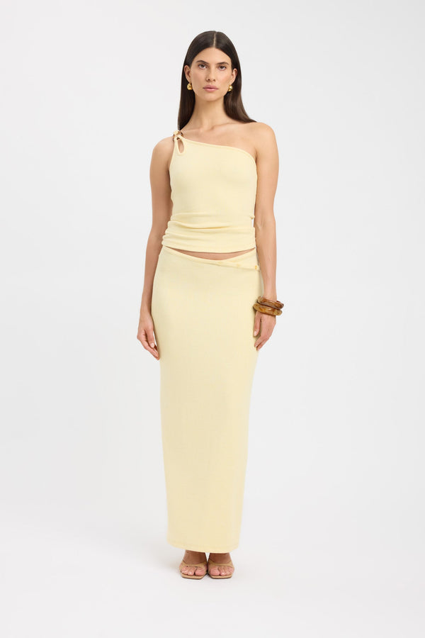 kookai Carter Maxi Skirt Lemon Marle