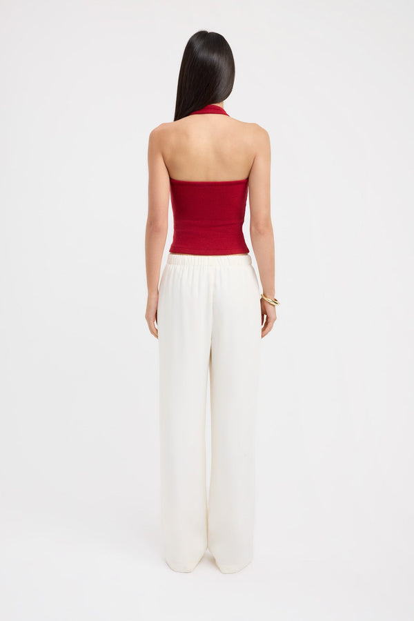 Kookai Casper Tank Cranberry Marle