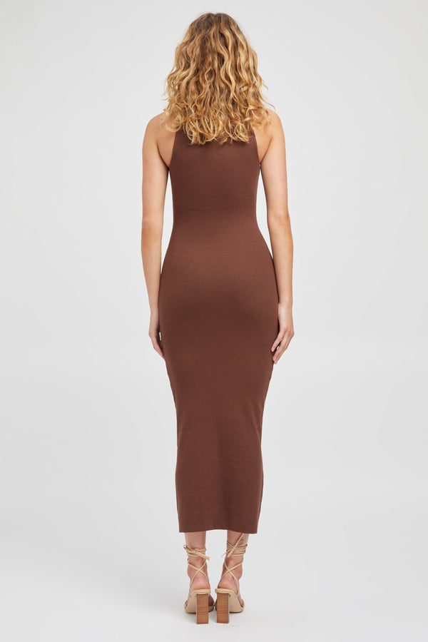 Kookai Chloe Dress Chocolate