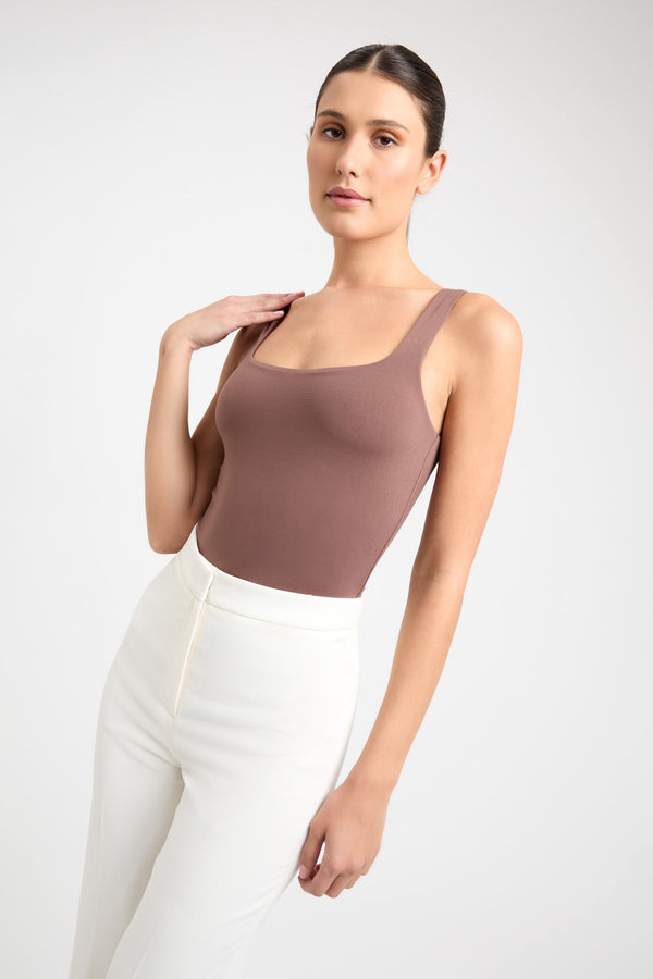 kookai Christina Bodysuit Brownie