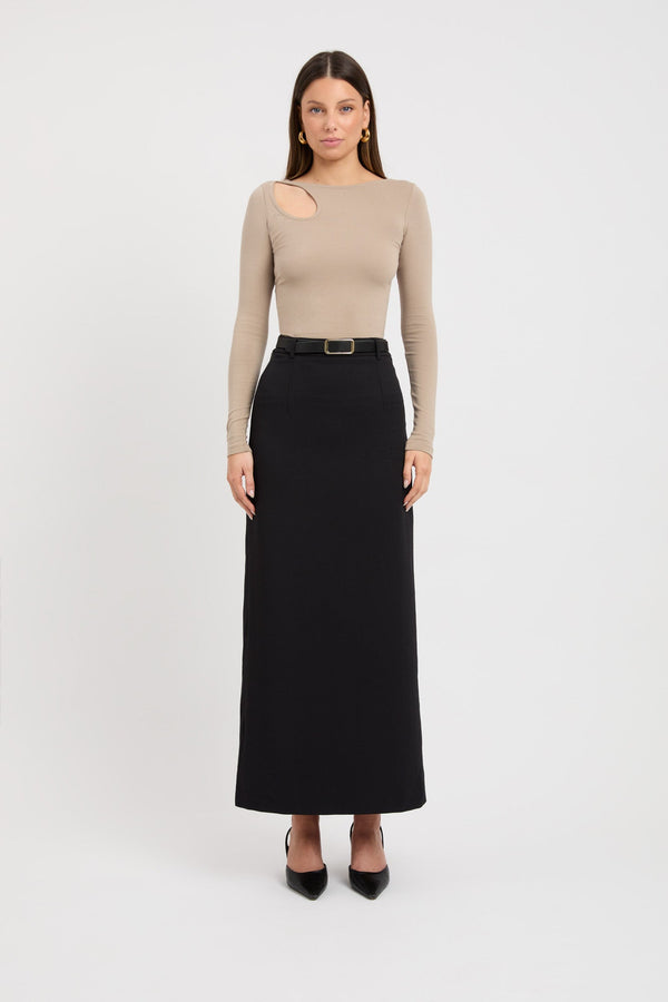 kookai Cindy Long Sleeve Top Brindle